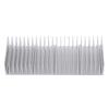 1 stuks Aluminium Koellichaam Koelradiator Heatsink Dicht 24 Tanden 150mm
