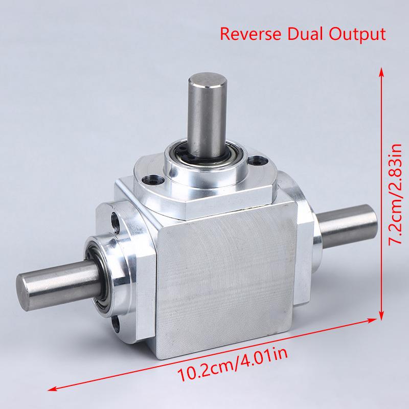 1:1 Transmission Gearbox 8Mm 20T Commutator Right Angle Spiral Bevel Gear Reduction Gearbox