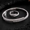 ZAKOL Simple Fashionable Micro-set Zircon Women's Ring Bracelet Two-piece Set Luxury Charm Wedding Party Jewelry Sets Female