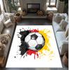 Germany national football team Printed Flannel Area Rug Non Slip Soft Polyester Floor Carpet Indoor Decor Mat for Bedroom Living Room Sofa