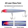 Sinking Pencil Ghost Fly Lure with Blood Groove Hooks - Hard Artificial Plastic Bait