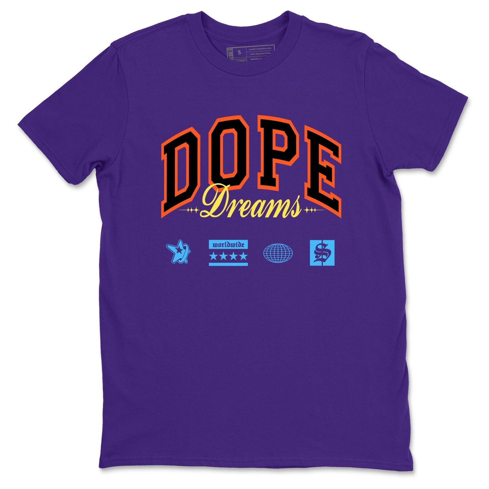 Dope Dreams Graphic Tee - Sneaker Threads Streetwear Graphic Shirts 9060 Prism Purple 3XL
