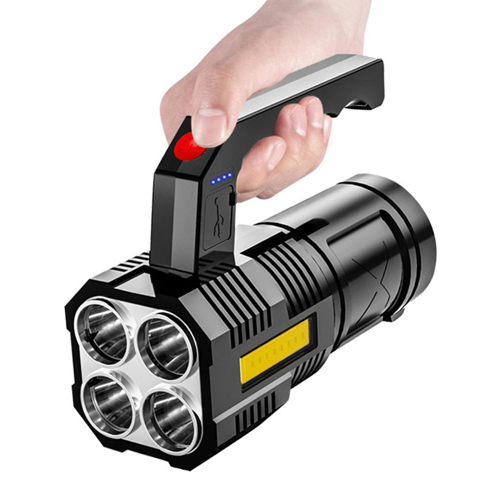 300/400LM Super Bright Led Searchlight Handheld Portable Flashlight Spotlight High Power USB Rechargeable Led Flashlight
