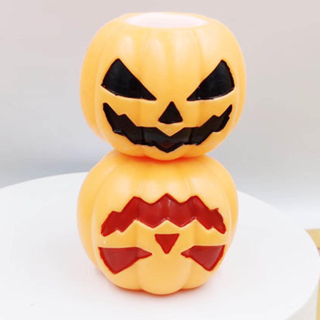 Halloween Pumpkin Decompression Toy Stress Reduction Creative Squeeze Pumpkin Toy for Halloween Goody Bags Party Favors