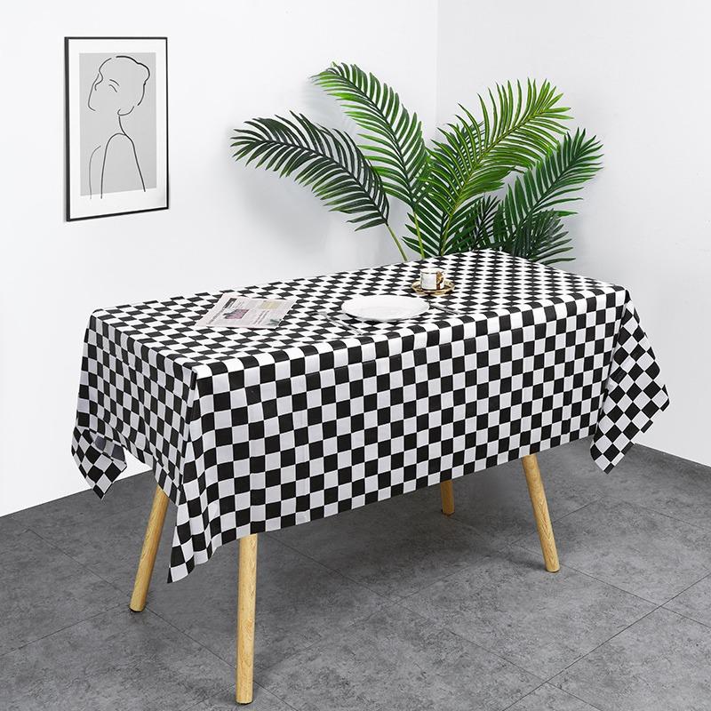 1/3pcs Checkerboard Tablecloth Disposable Rectangular Tablecloth Picnic Mat Party