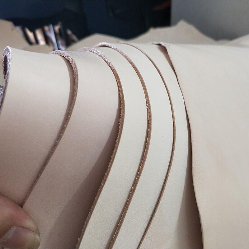 Pflanzlich gegerbtes Leder, echtes Leder, Rindsleder Obernarbe, Baumrindenleder, DIY handgefertigtes Leder, pflanzlich in Originalfarbe