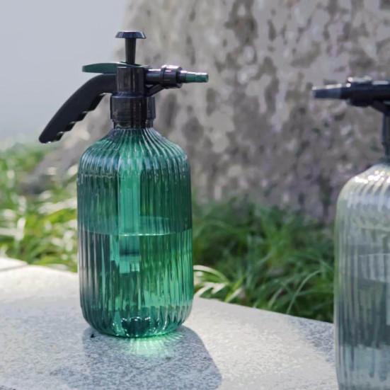 2L Watering Can with Scales Multipurpose PP Pressure Type Mister Spray Bottle Garden Supplies