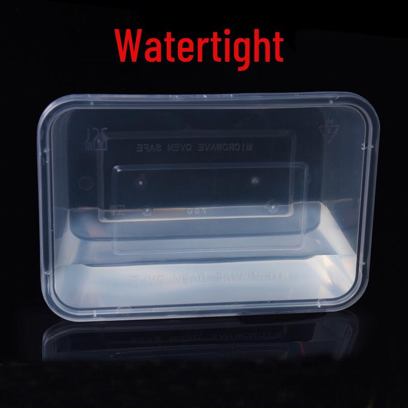 1000ml Disposable Transparent Square Food Containers