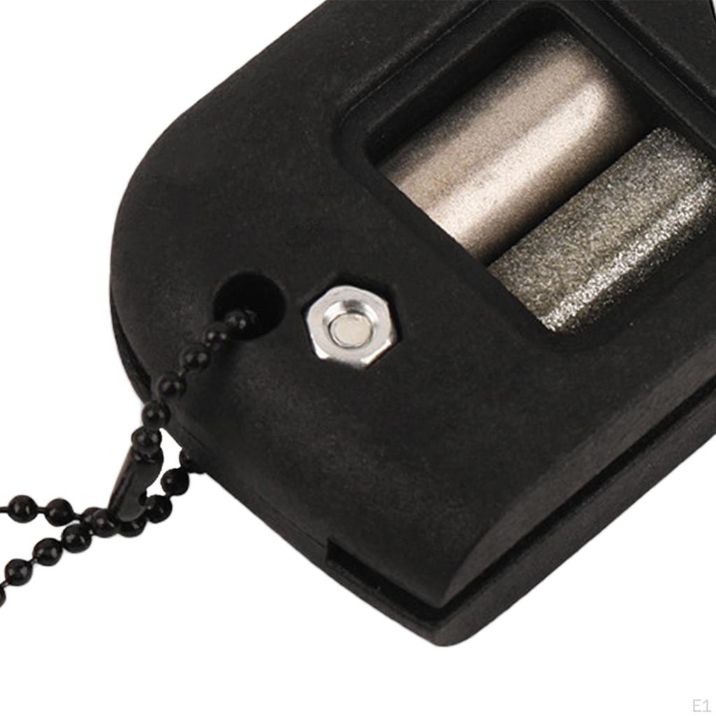 Ice Skate Sharpener Whetstone Skates Accessories Manual Fine and Rough Skating Edge Blade