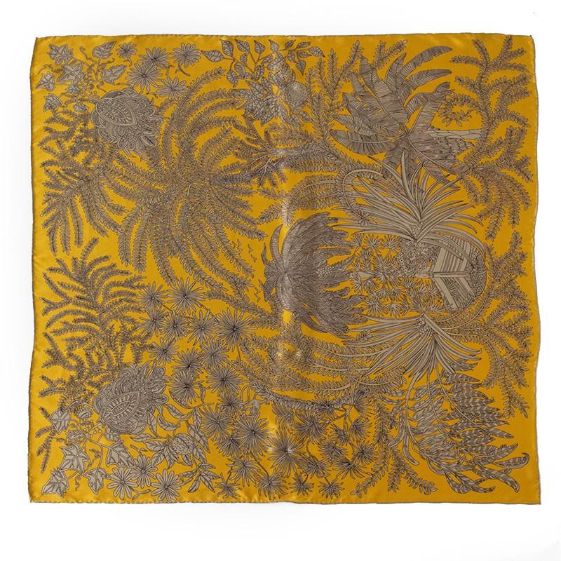 

Silk scarf 100% mulberry silk new retro printed sunscreen