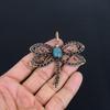 Rainbow Calsilica Pendant Gemstone Jewelry, 999 Copper Wire Wrapped Pendant, Handmade Jewelry Birthstone Pendant, Gift For Him