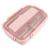 Lunch Box 4 Compartments Design 304 Stainless Steel Matching Tableware Portable Lunch Containers