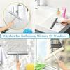 Silicone Multifunctional Shower Squeegee for Shower Doors, Bathrooms, and Car Windows