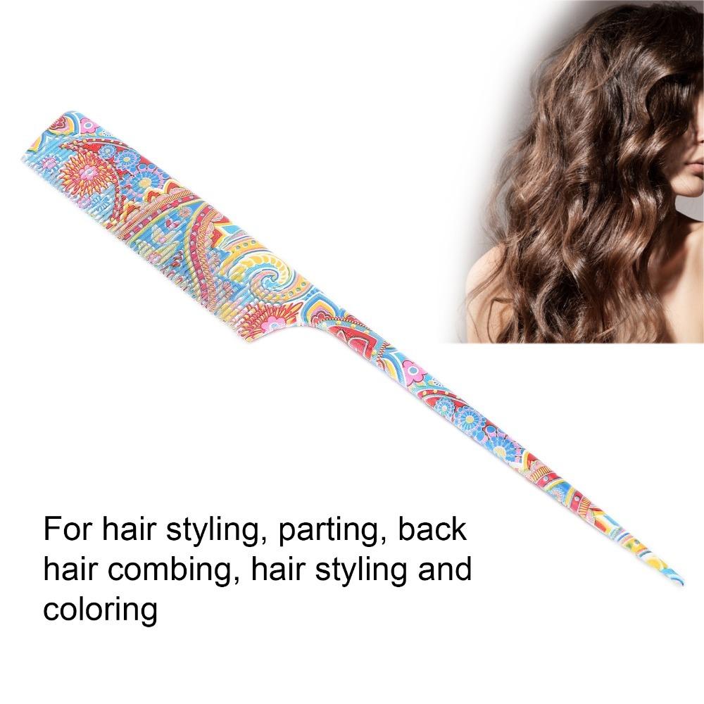 Durable Rat Tail Comb ABS Material Teasing Comb All Hair Types Tail Comb Salon Use