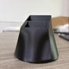 2 Grids Desktop Remote Control Holder Living Room Remote Cntrol Storage Rack 3D Printing Remote Control Organizer