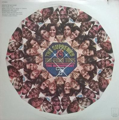LP Record SUPREMES & FOUR TOPS - The Magnificent 7 M5123V1 Motown 1981 US Soul/Funk Used