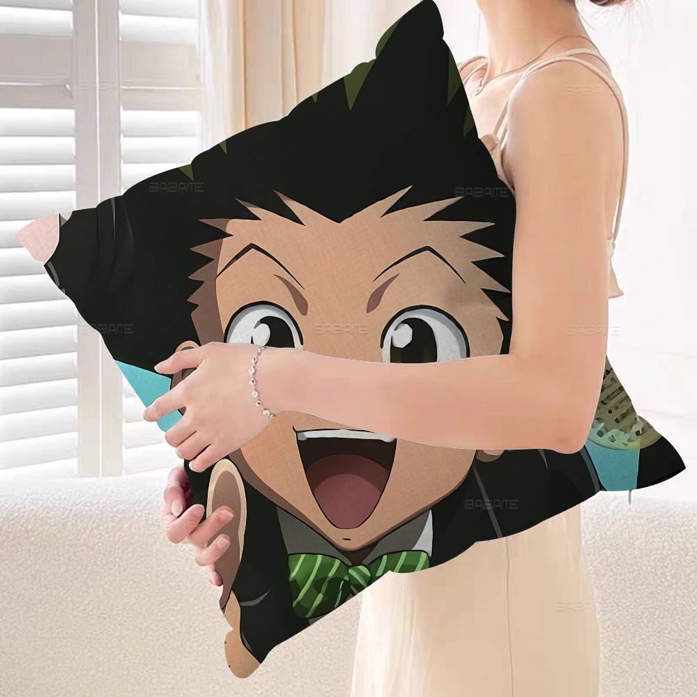 Anime Hunter X Hunter Personalized Pillow Cover Kids Bedroom Wild Party Decor Pillowcase kid Birthday shower Gift