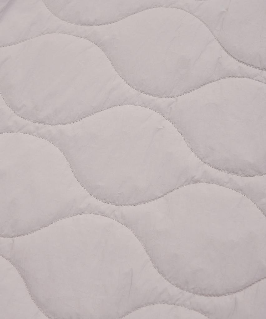 Yale Warm-Up Quilted Jacket_Light Gray