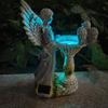 European Angel Statue Color-Changing Solar Light - Creative Garden Ornament