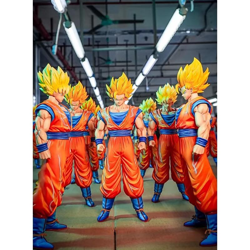 Jt Statue Dragon Ball Super 1 Super 2 Son Goku Anime Super 2 Two Colour Goku Anime Figure Gk Collectible Ornament Model Boys Present