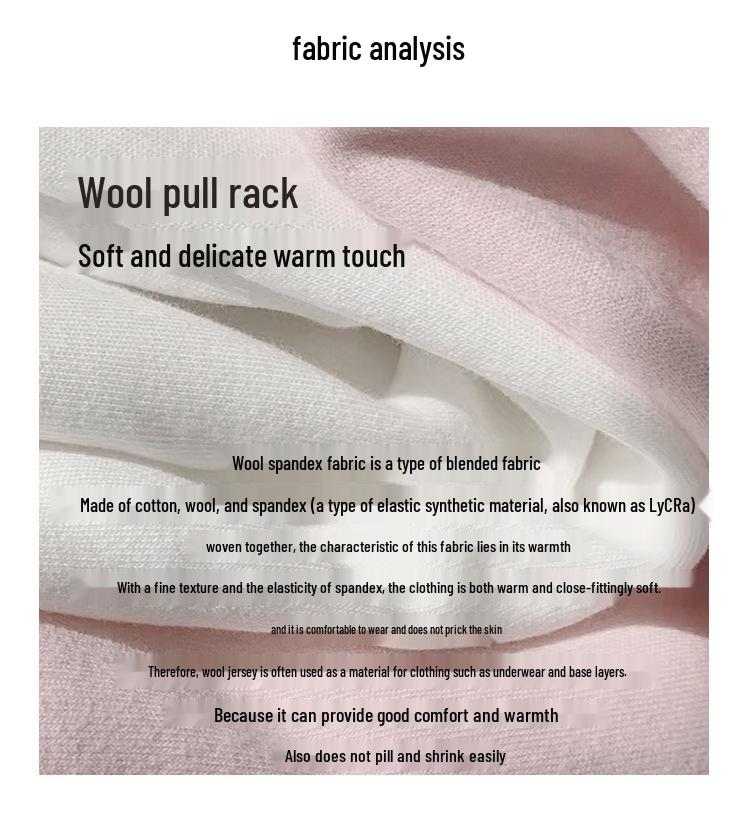 Unisex Children's New Year Christmas Pajamas: 280g Wool Stretch Baby Warm Home Set