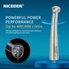 Niceden AI-X600L 21W Power Stainless Steel Standard Head Air Turbine High Speed Handpiece Dentals Optical LED N-Coupling Tools Materials