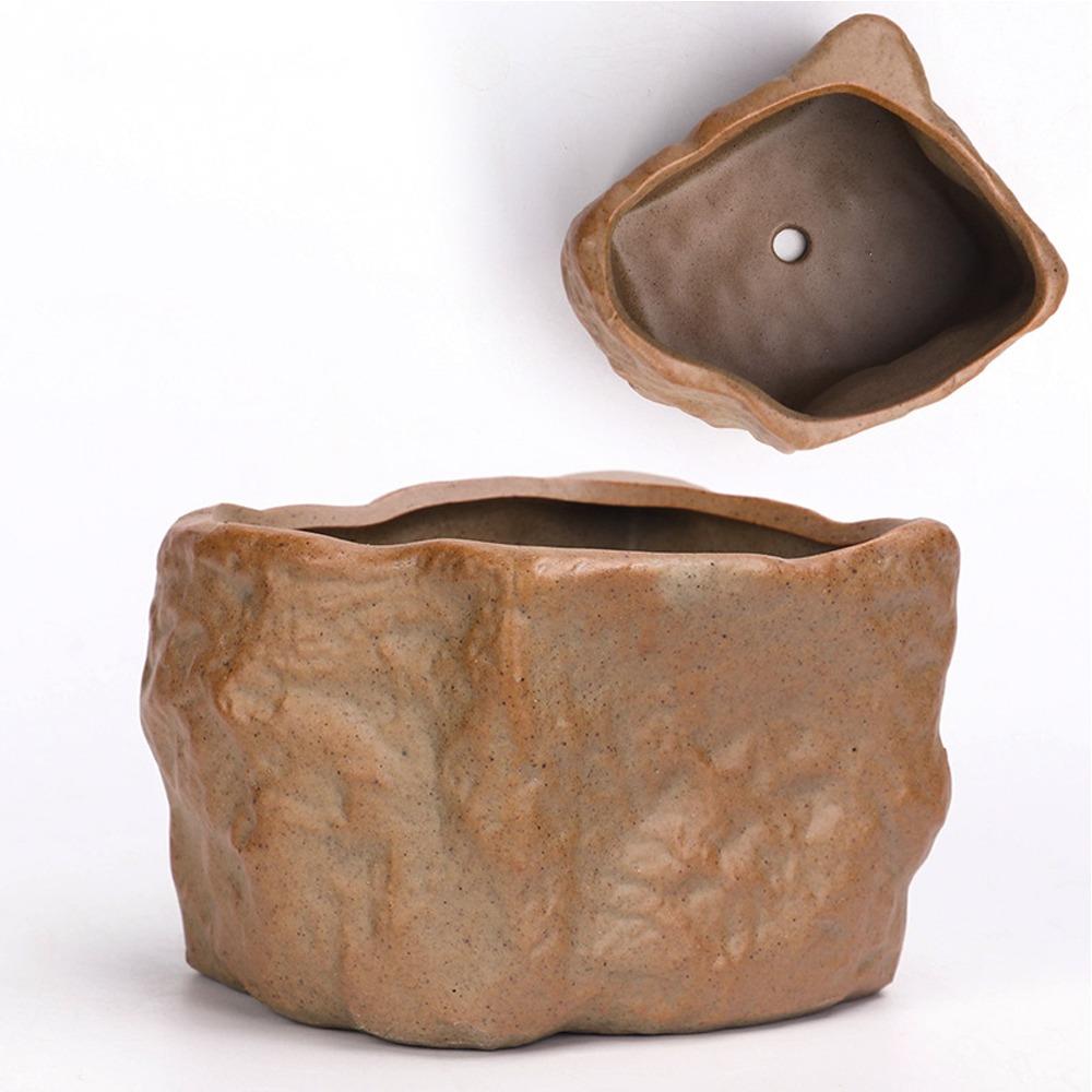 Wear Resistant Succulent Plant Pots Ceramic Plants Growing Container  Home Decoration