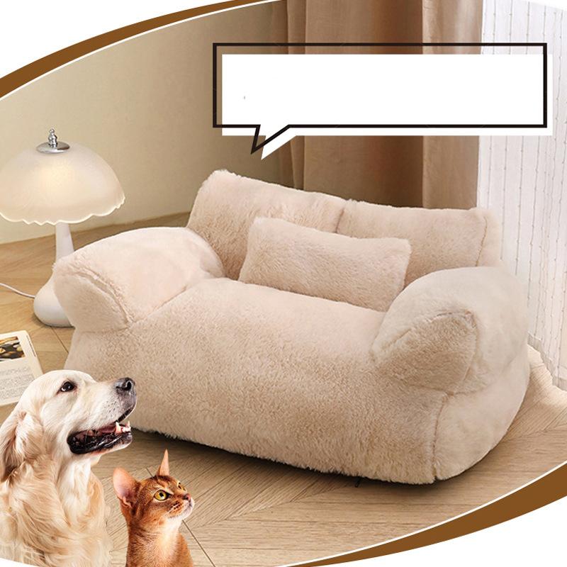Soft and Comfortable Small Dog Bed Suitable for All Seasons, Warm and Thoughtful Large Cat Bed, Pet Sofa, Pet Supplies, Large Dog Bed