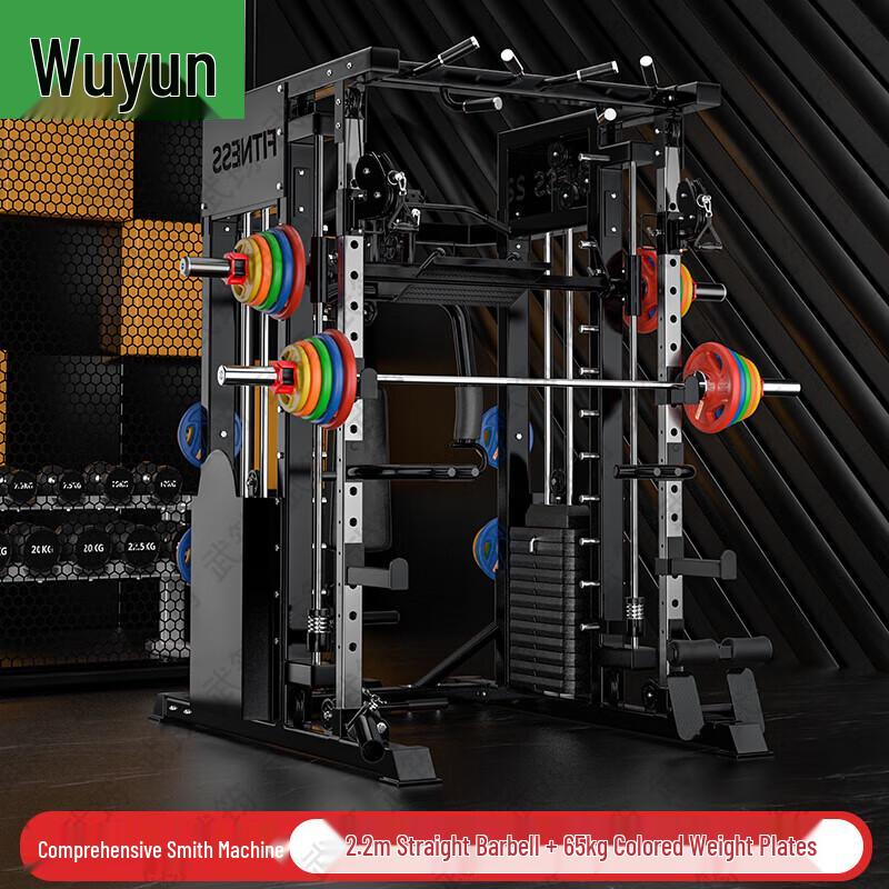 Wujun Multi-functional Home Smith Machine Squat Rack