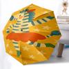 1pc Zebra Ballerina Automatic Folding Umbrella, 8-Rib Durable Iron Frame, Compact Travel Umbrella for Women & Men 017
