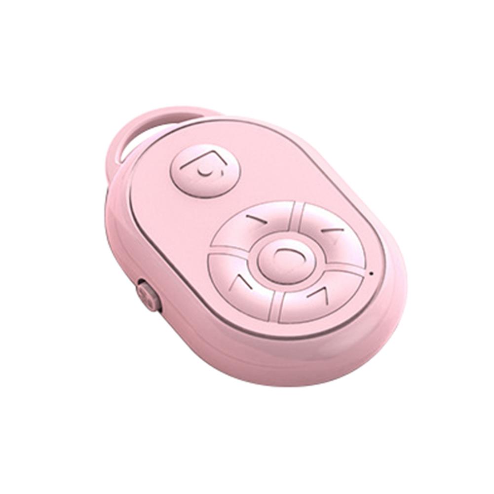 

10m Wireless Camera Shutter Bluetooth-compatible 5.0 Multifunctional Phone Page Turning Controller Video E-books for iOS Android розовый