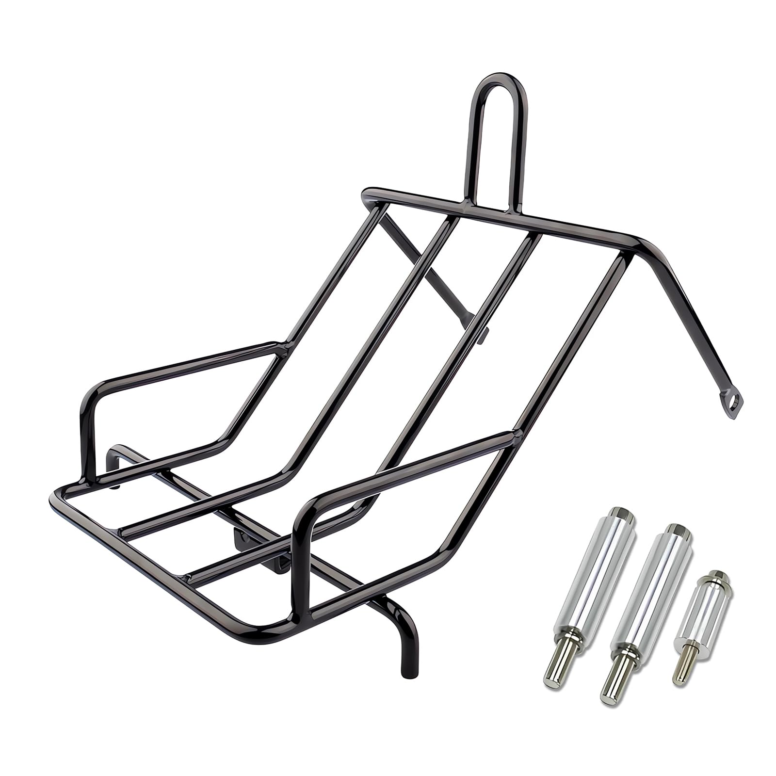 

Центральный багажник и комплект корзины для Hunter Cub CT125 JA55 Окрашенный в черный цвет, Пользовательский грузовой JA65, Сталь, Внешний, Удобный, Детали, R-Space, Удобство,