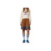 Adidas Originals Adicolor 70s Retro Series Cropped Hoodie With Brand Logo Print Women Tops Miracle-White IK7865