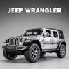 1:22 Jeeps Wrangler Rubicon Legierung Modell Auto Spielzeug Druck Druck Metall Casting Zurückziehen Sound und Licht Auto Spielzeug Für Kinder fahrzeug