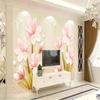 European Style Flower Wallpaper Home Interior Decoration Wall Decor Background 3d Murals