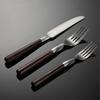 430 Stainless Steel Western Food Knife and Fork Spoon Bakelite Imitation Mahogany Handle Multi-specification Sanding Hotel Gifts