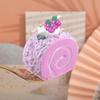 5cm Mini Swiss Roll Model Cake with Fake Fruit and Cream – Children's Toy Display Ornament