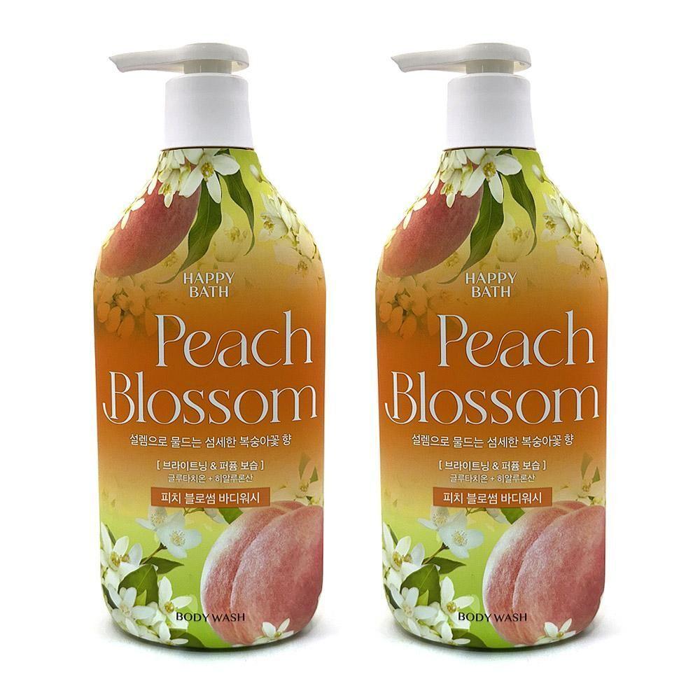 HAPPY BATH RMNMCWSC Гель для душа «Цветок персика» 900 г x 2