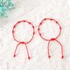 Cross-border Hot Sale Benming Year Red Rope 7 Knot Lucky Bracelet Simple Personality Hand-woven