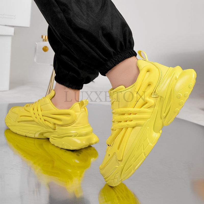 Chunky Sneakers Women Men Couples Sport Shoes New Design Autumn Fashion Casual Shoes Breathable Men's Sneakers