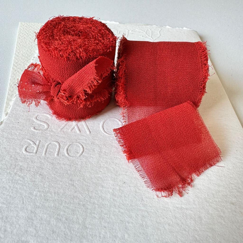 4CMx5M Hand-Torn Frayed Edge Cotton Linen Ribbon For Wedding Invitation Bouquets Wrapping Xmas Valentine'S Day Gifts Decorations