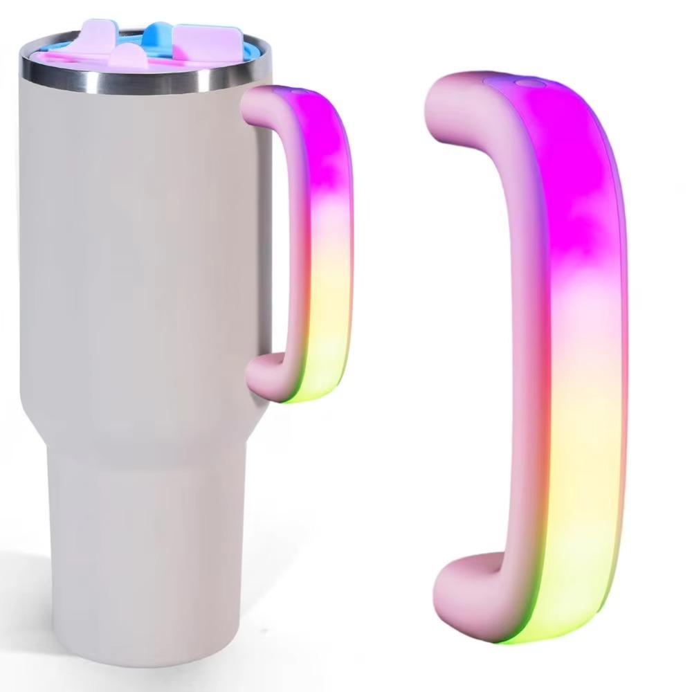 Colorful Light Luminous Water Cup Handle Reusable Thermal Cup Replacement Handles  Bar