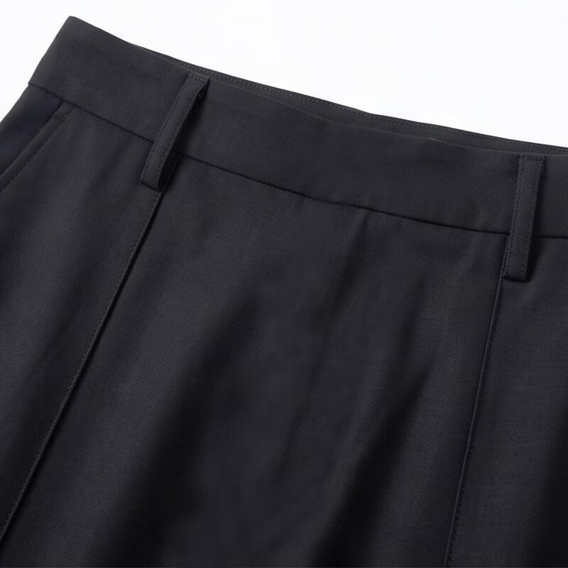 KOMPASU Elegant High-Waist Slit Midi Skirt