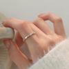 2026 Year of the Fish 925 Sterling Silver Open Ring – Women's Index or Pinky Band with Niche Design