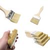 Hog Bristle Paint Brush Set: 1, 2, 3 Inch - for Household & Industrial Use