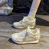 Sneaker Daily Plus Size 45 46 Mens Womens Designer Vintage Running Shoes Stylish Genuine Leather Mesh Height Increased Platform Gym Shoes