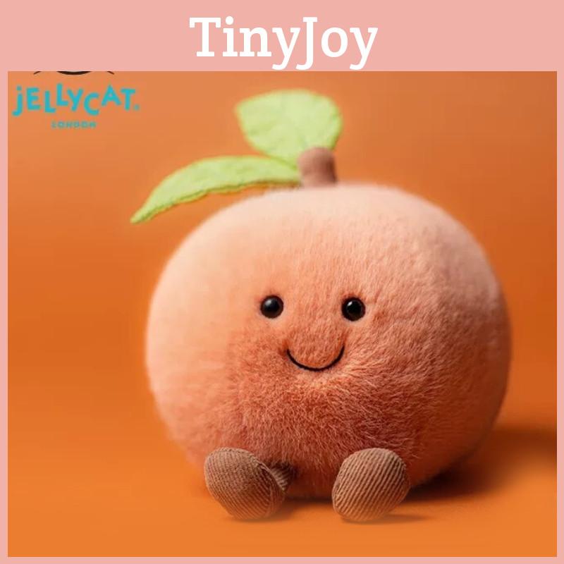 Adorable Plush Peach Doll Cute Cartoon Stuffed Toy Decorative Figure For Gifts