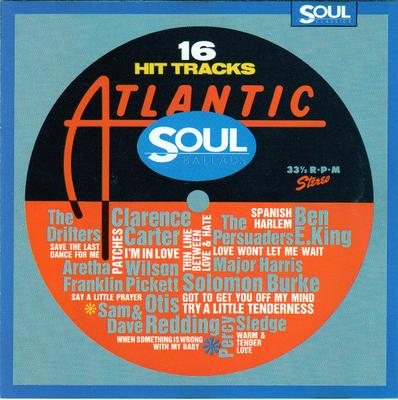 CD VARIOUS - Atlantic Soul Ballads 2411362 Atlantic 1987 Europa Soul/Funk Gebraucht