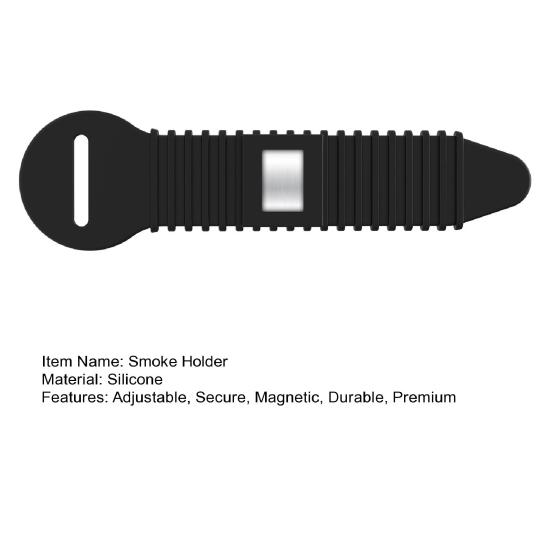 Magnetic Smoke Holder for Golf Cart Adjustable Smoke Clip Fits 45-52 Ring