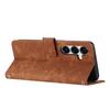 For Samsung Galaxy S26 Pro/Galaxy S26 Stand Case Imprinted Lines Leather Phone Cover